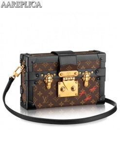 Replica Louis Vuitton Petite Malle Monogram Canvas M40273 BLV405