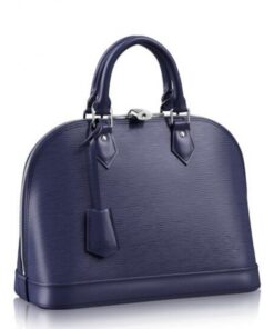 Replica Louis Vuitton Alma PM Bag In Indigo Epi Leather M40620 BLV199