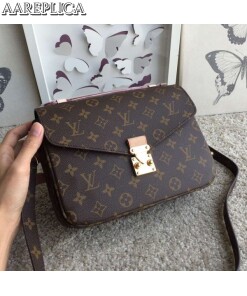 Replica Louis Vuitton Pochette Metis Bag Monogram Canvas M40780 BLV382 2