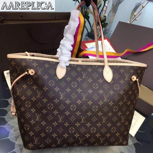 Replica Louis Vuitton Neverfull GM Bag Monogram Canvas M40990 BLV376 2