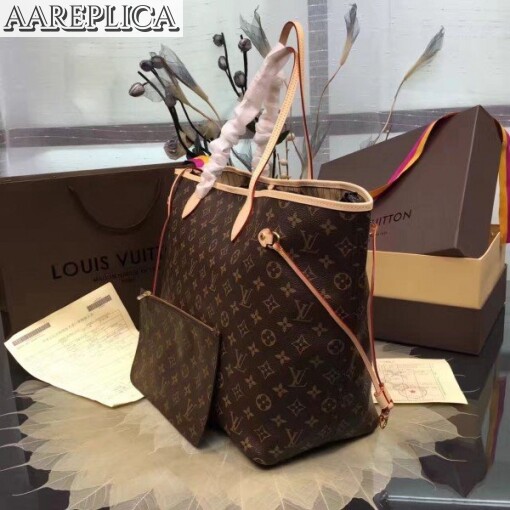 Replica Louis Vuitton Neverfull GM Bag Monogram Canvas M40990 BLV376 3