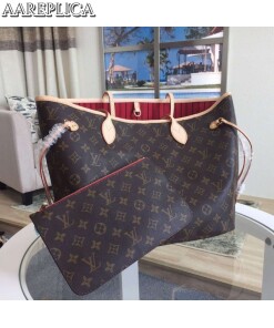 Replica Louis Vuitton Neverfull MM Bag Monogram Canvas M40996 BLV387 2