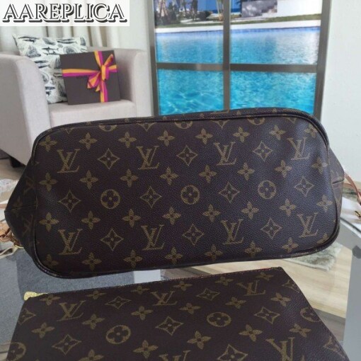 Replica Louis Vuitton Neverfull MM Bag Monogram Canvas M40996 BLV387 3