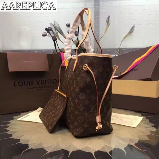 Replica Louis Vuitton Neverfull MM Bag Monogram Canvas M40997 BLV397 4