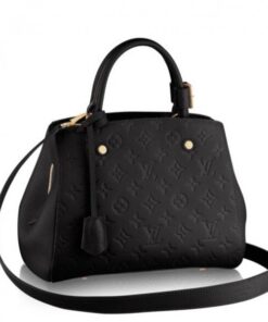 Replica Louis Vuitton Montaigne BB Bag Monogram Empreinte M41053 BLV547