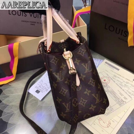 Replica Louis Vuitton Montaigne BB Bag Monogram Canvas M41055 BLV396 3