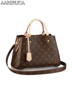 Replica Louis Vuitton Montaigne BB Bag Monogram Canvas M41055 BLV396