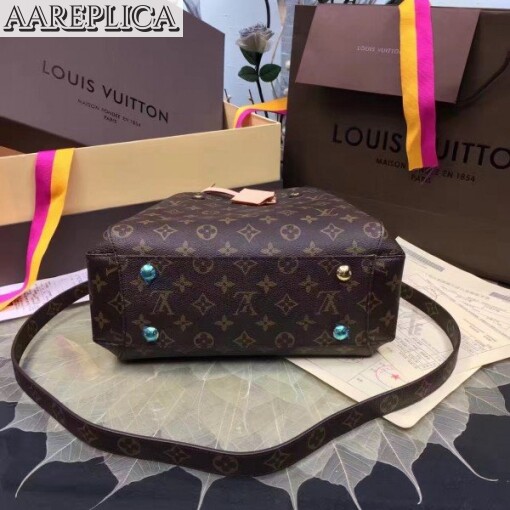 Replica Louis Vuitton Montaigne BB Bag Monogram Canvas M41055 BLV396 4