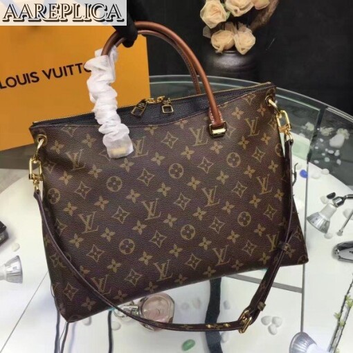 Replica Louis Vuitton Pallas Bag Monogram Canvas M41064 BLV394 2