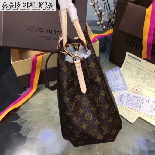 Replica Louis Vuitton Montaigne GM Bag Monogram Canvas M41067 BLV393 3