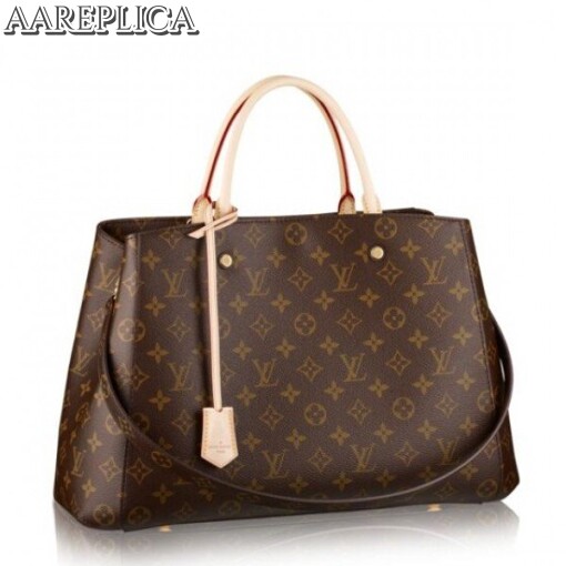 Replica Louis Vuitton Montaigne GM Bag Monogram Canvas M41067 BLV393