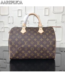 Replica Louis Vuitton Speedy 30 Bag Monogram Canvas M41108 BLV392 2