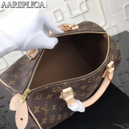 Replica Louis Vuitton Speedy 30 Bag Monogram Canvas M41108 BLV392 7