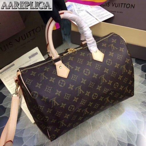 Replica Louis Vuitton Speedy Bandouliere 35 Bag Monogram M41111 BLV390 2