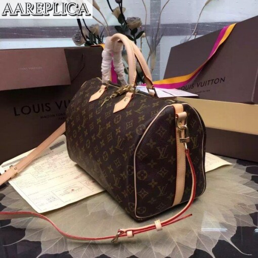 Replica Louis Vuitton Speedy Bandouliere 35 Bag Monogram M41111 BLV390 3