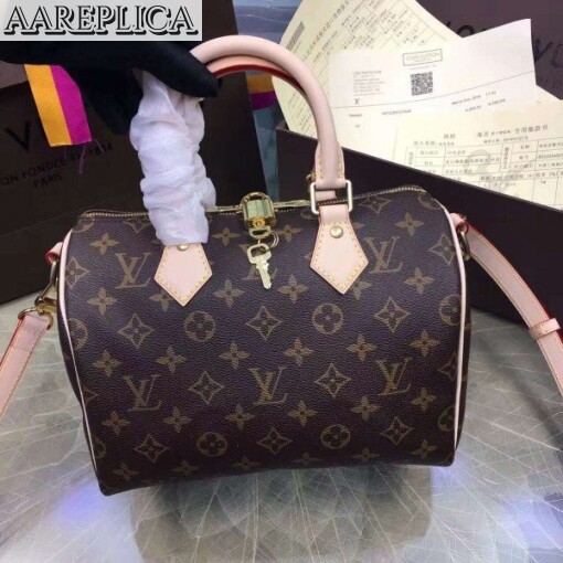 Replica Louis Vuitton Speedy Bandouliere 25 Bag Monogram M41113 BLV388 2