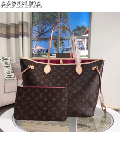 Replica Louis Vuitton Neverfull MM Bag Monogram Canvas M41178 BLV474 2