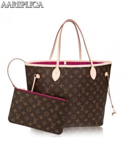 Replica Louis Vuitton Neverfull MM Bag Monogram Canvas M41178 BLV474