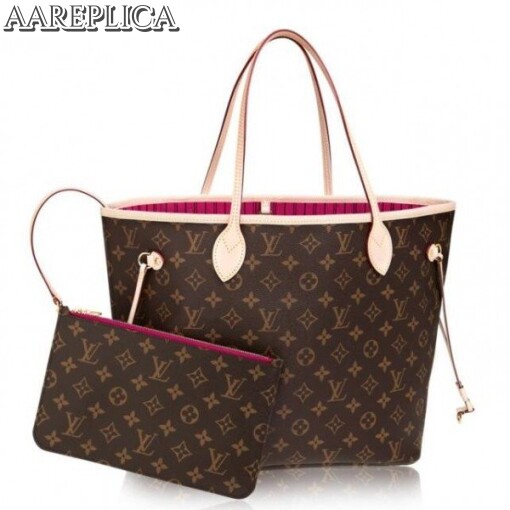 Replica Louis Vuitton Neverfull MM Bag Monogram Canvas M41178 BLV474