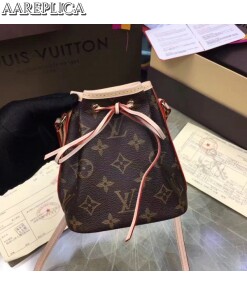 Replica Louis Vuitton Nano Noe Bag Monogram Canvas M41346 BLV436 2