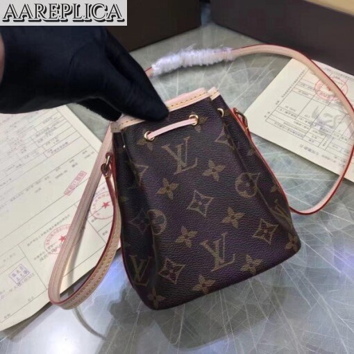 Replica Louis Vuitton Nano Noe Bag Monogram Canvas M41346 BLV436 3