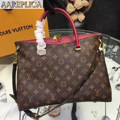 Replica Louis Vuitton Pallas Bag Monogram Canvas M41599 BLV452 2