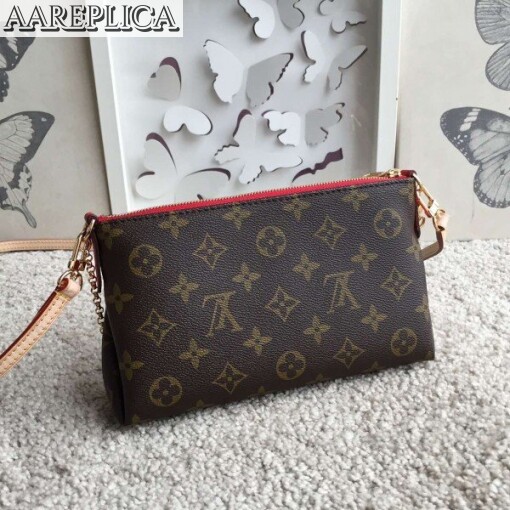 Replica Louis Vuitton Pallas Clutch Monogram Canvas M41638 BLV451 3