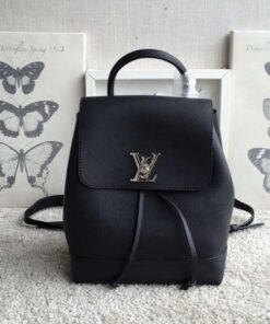 Replica Louis Vuitton Black Lockme Backpack M41815 BLV018 2