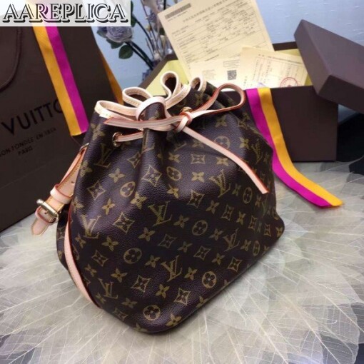 Replica Louis Vuitton Petit Noe Bag Monogram Canvas M42226 BLV471 3