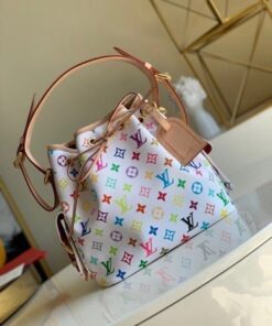 Replica Louis Vuitton Petit Noe Bag Monogram Multicolore M42229 BLV589 2