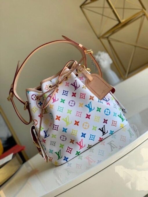 Replica Louis Vuitton Petit Noe Bag Monogram Multicolore M42229 BLV589 2