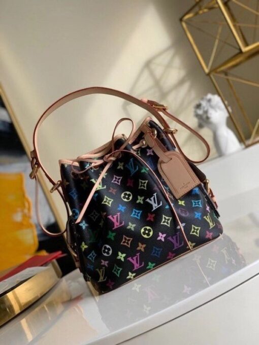 Replica Louis Vuitton Petit Noe Bag Monogram Multicolore M42230 BLV588 2