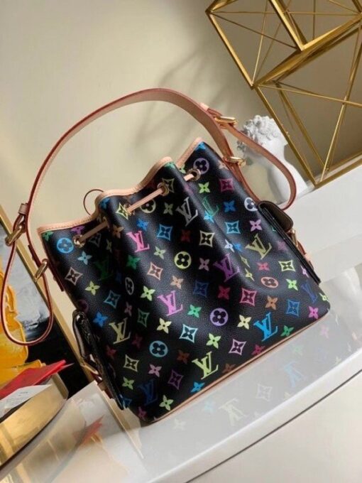 Replica Louis Vuitton Petit Noe Bag Monogram Multicolore M42230 BLV588 5