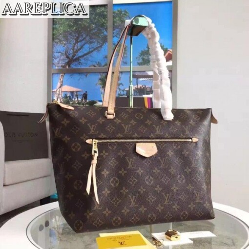 Replica Louis Vuitton Iena MM Bag Monogram Canvas M42267 BLV470 2