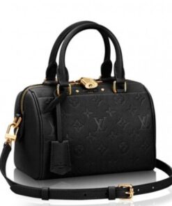 Replica Louis Vuitton Speedy Bandouliere 20 Monogram Empreinte M42397 BLV552