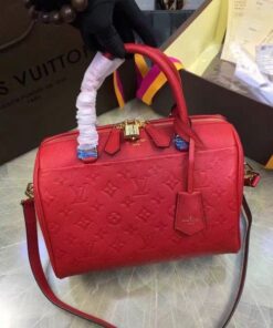 Replica Louis Vuitton Speedy Bandouliere 25 Monogram Empreinte M42399 BLV553 2