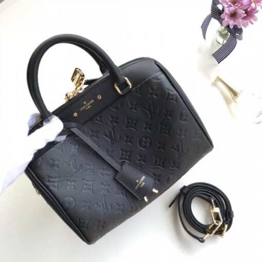 Replica Louis Vuitton Speedy Bandouliere 25 Monogram Empreinte M42401 BLV554 2