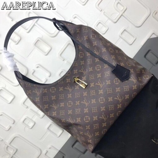 Replica Louis Vuitton Flower Hobo Monogram Canvas M43545 BLV411 2