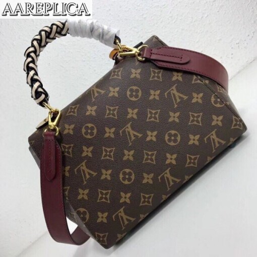 Replica Louis Vuitton Cluny BB Braided Monogram M43982 BLV305 4