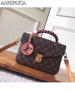 Replica Louis Vuitton Pochette Metis Braided Monogram M43984 BLV307 2