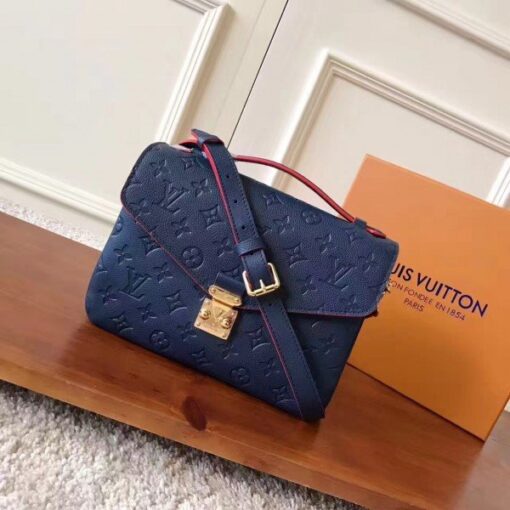 Replica Louis Vuitton Pochette Metis Bag Monogram Empreinte M44071 BLV574 2