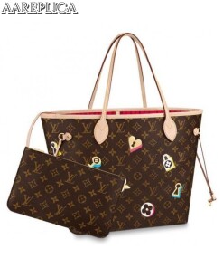 Replica Louis Vuitton Neverfull MM Bag Monogram Flowers M44364 BLV323