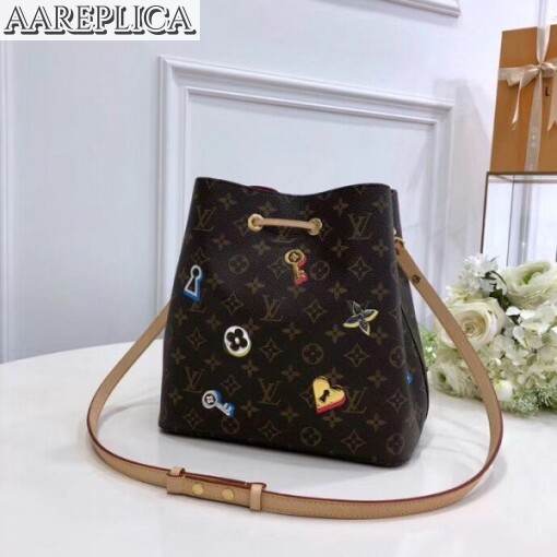 Replica Louis Vuitton Neonoe Bag Monogram Flowers M44369 BLV324 3