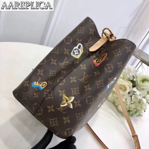 Replica Louis Vuitton Neonoe Bag Monogram Flowers M44369 BLV324 4