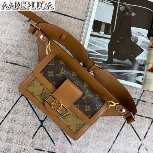 Replica Louis Vuitton Dauphine Bumbag Monogram Reverse M44586 BLV301 2