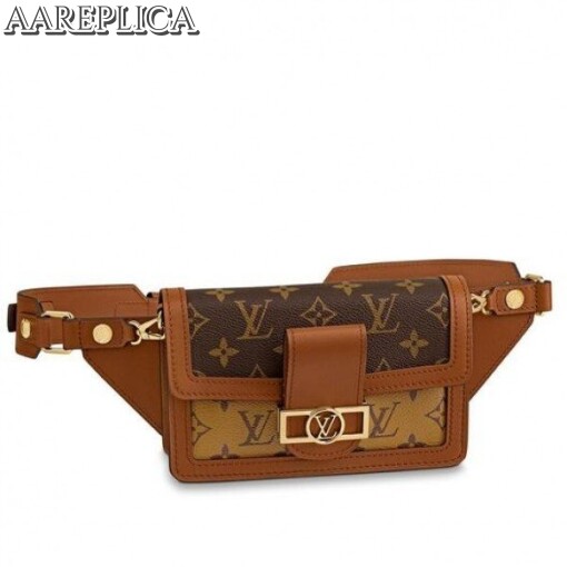 Replica Louis Vuitton Dauphine Bumbag Monogram Reverse M44586 BLV301