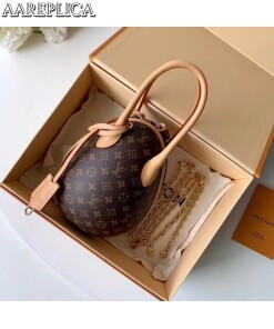 Replica Louis Vuitton LV Egg Bag Monogram Cafskin M44587 BLV303 2