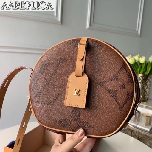 Replica Louis Vuitton Boite Chapeau Souple Monogram Reverse M44604 BLV279 2