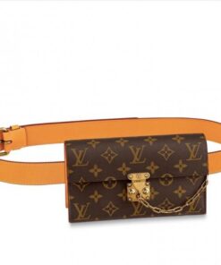 Replica Louis Vuitton S Lock Belt Pouch PM Bag Monogram Canvas M44667 BLV857