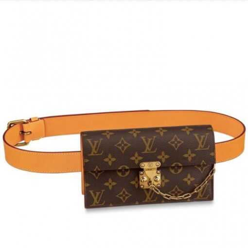 Replica Louis Vuitton S Lock Belt Pouch PM Bag Monogram Canvas M44667 BLV857